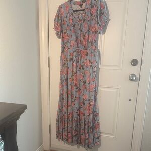 casual ivory maxi dress Guizio Angel Maxi Dress Ivory / M